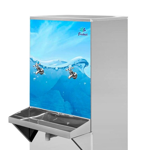 Bebedouro industrial de coluna 50 litros em aço inox - B50 110V Bebedouro industrial de coluna 50 litros em aço inox - B50 110V
