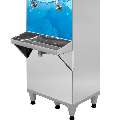 Bebedouro industrial de coluna 50 litros em aço inox - B50 110V Bebedouro industrial de coluna 50 litros em aço inox - B50 110V