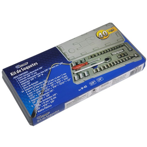 Jogo de soquete sextavado encaixe de 1/4 Jogo de soquete sextavado encaixe de 1/4