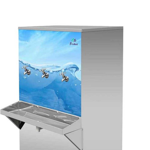 Bebedouro industrial de coluna 100 litros em ao inox - B100  220V