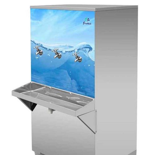 Bebedouro industrial de coluna 100 litros em ao inox - B100  220V