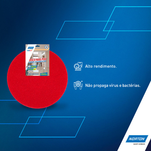 Disco aplicador de fibra para piso 350 mm