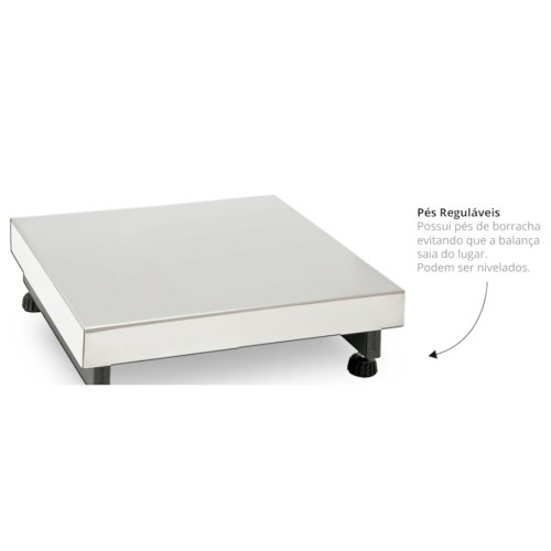 Balança digital com plataforma 500 Kg x 100 g - DP-500 110V/220V Balança digital com plataforma 500 Kg x 100 g - DP-500 110V/220V