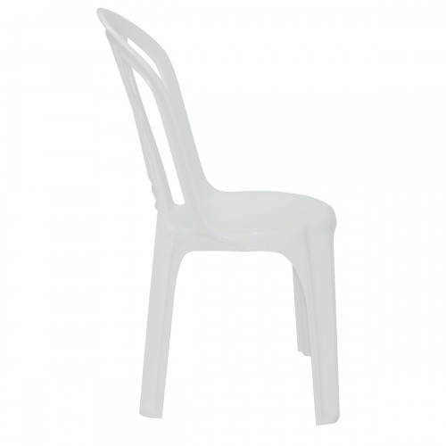 Cadeira pl�stica sem bra�os branca - Laguna