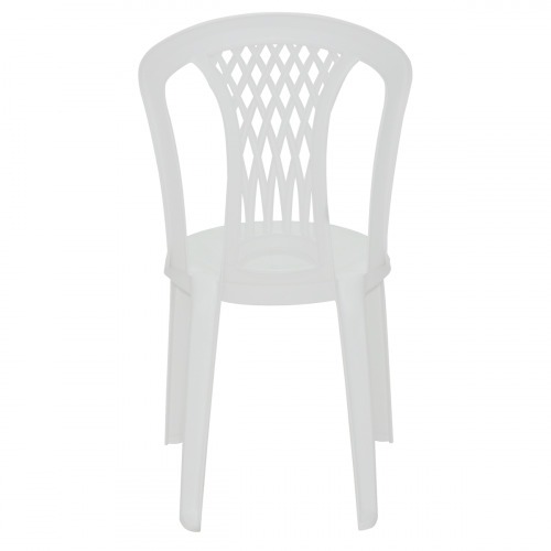 Cadeira pl�stica sem bra�os branca - Laguna
