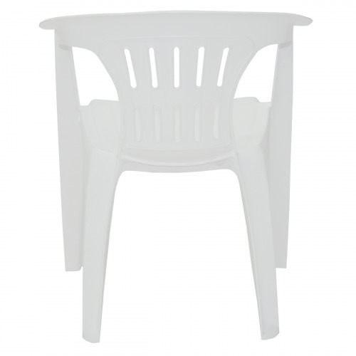 Cadeira plstica com braos branca - Atalaia
