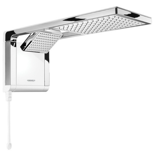 Chuveiro eletrônico 7800 watts 220V branco cromado - Acqua Duo Ultra Chuveiro eletrônico 7800 watts 220V branco cromado - Acqua Duo Ultra