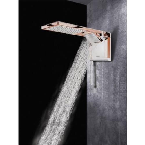 Chuveiro eletrnico 6800 watts 220V branco ros gold - Acqua Duo Ultra