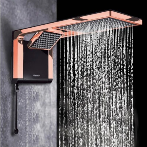Chuveiro eletrônico 6800 watts 220V preto rosê gold - Acqua Duo Ultra Chuveiro eletrônico 6800 watts 220V preto rosê gold - Acqua Duo Ultra