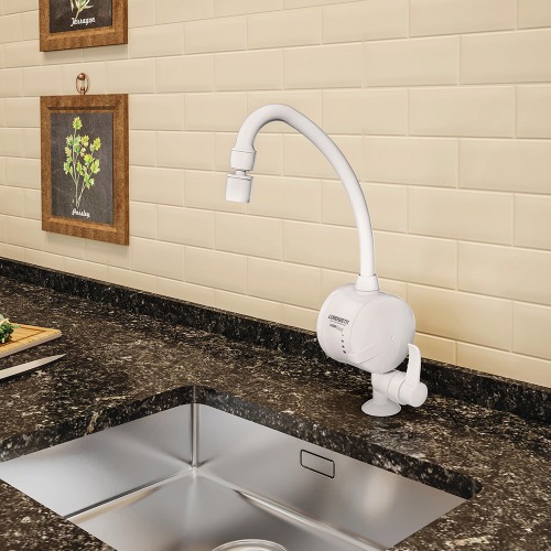 Torneira el�trica de bancada bica m�vel 4800 Watts - Loren Easy  110V