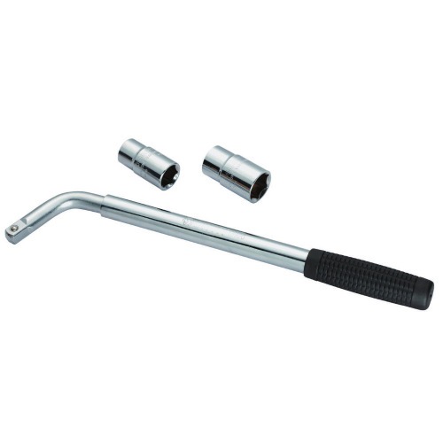 Chave de roda telescópica com soquete de 17 e 23 mm Chave de roda telescópica com soquete de 17 e 23 mm