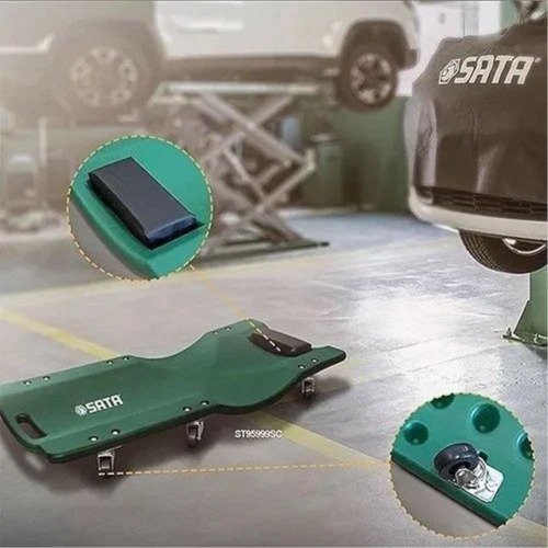 Carrinho esteira para mec�nico 91 cm 120 kg com apoio para cabe�a - ST95999SC