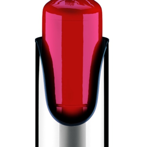 Porta extintor em ao inox 17 x 40,5 cm - Decorline