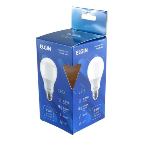 Kit 10 Lmpadas led bulbo 12W 1050 lmens branca fria - A60  110V/220V