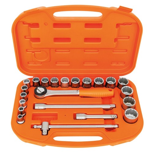 Jogo de soquete estriado 3/8 a 1.1/4