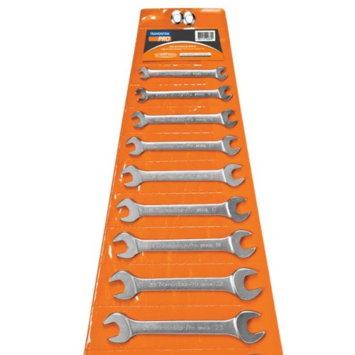 Jogos de chave fixa 6 x 32 mm a�o cromo van�dio com 12 pe�as