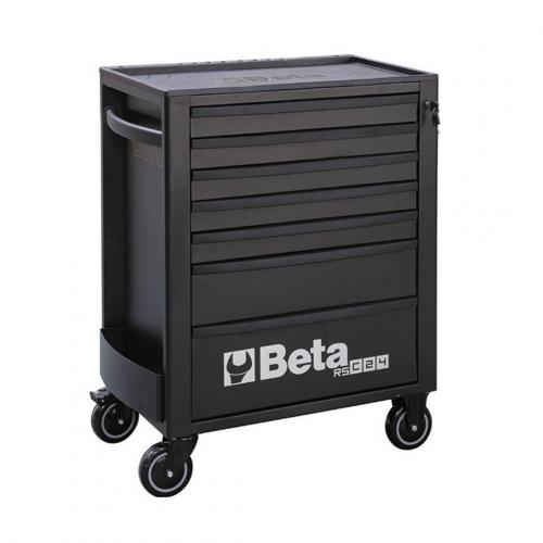 Carrinho para ferramentas com 7 gavetas preto - RSC24/7 Carrinho para ferramentas com 7 gavetas preto - RSC24/7