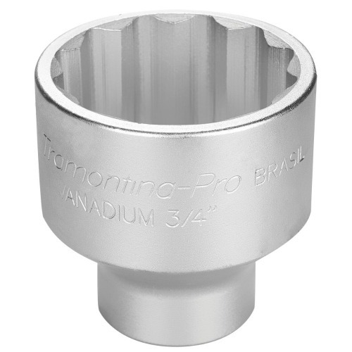 Soquete estriado 60 mm encaixe 3/4