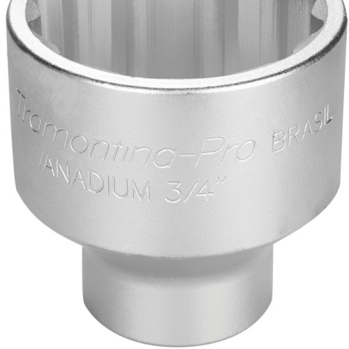 Soquete estriado 60 mm encaixe 3/4