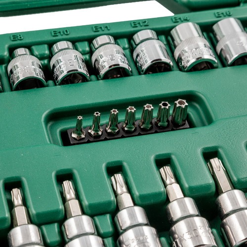 Jogo de soquetes e chaves E-Torx com 35 pe�as - ST09010SJ