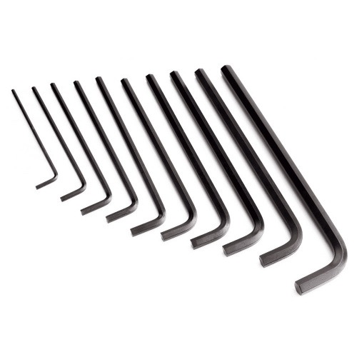 Jogo de chave allen 0,7 a 10 mm e 3/64