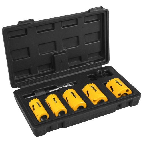 Jogo de serra copo bimetal 22  38 mm com 7 peas - SCV 40