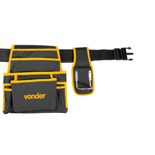 Cinto porta ferramentas em lona com 18 bolsos - CM 012