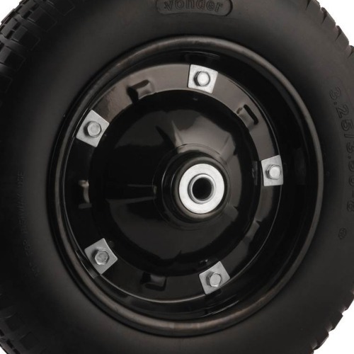 Roda completa com pneu maci�o 3/4