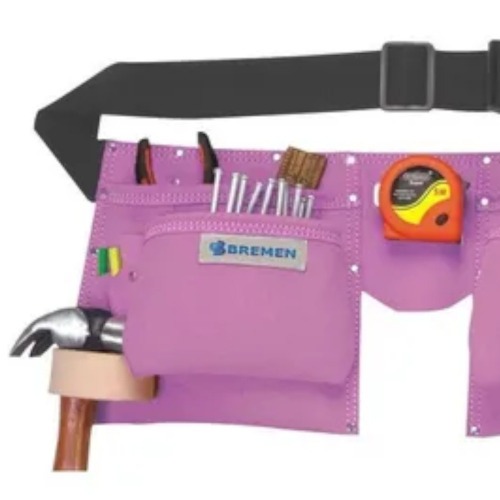 Cinto porta ferramentas com 5 bolsos