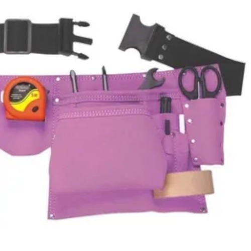 Cinto porta ferramentas com 5 bolsos