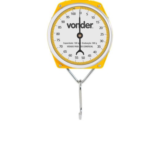 Balança analógica portátil tipo gancho capacidade de até 100 kg Balança analógica portátil tipo gancho capacidade de até 100 kg
