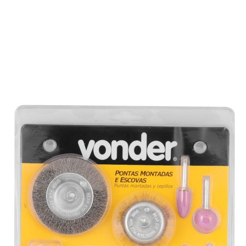 Jogo de pontas montadas e escovas com 12 peças Jogo de pontas montadas e escovas com 12 peças