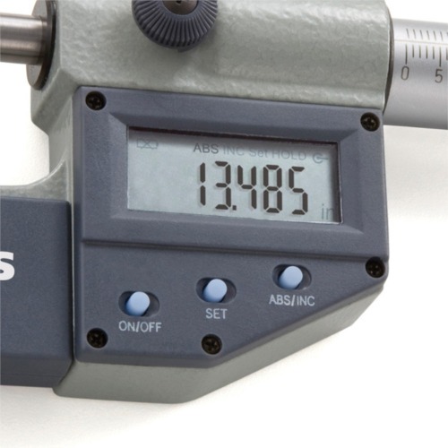 Micrômetro externo digital capacidade de 0 - 25 mm exatidão de 0,002 mm - IP54 Micrômetro externo digital capacidade de 0 - 25 mm exatidão de 0,002 mm - IP54