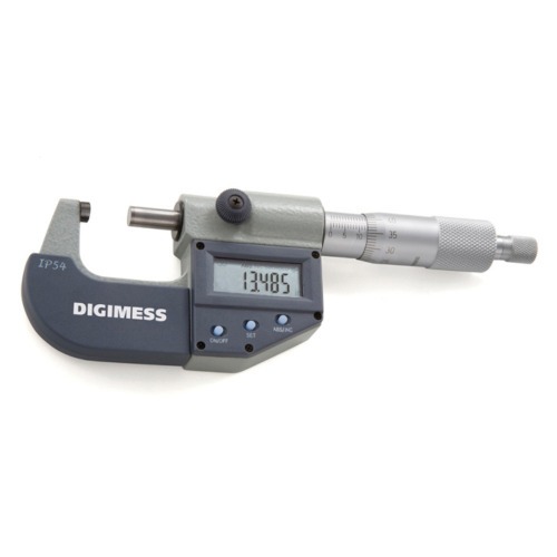 Micrômetro externo digital capacidade de 0 - 25 mm exatidão de 0,002 mm - IP54 Micrômetro externo digital capacidade de 0 - 25 mm exatidão de 0,002 mm - IP54