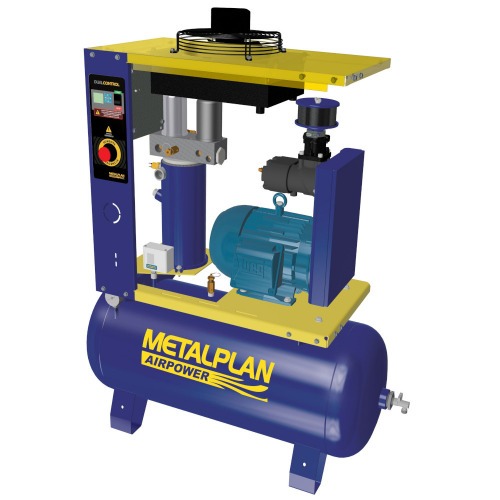 Compressor de ar de parafuso 15 hp 152 litros 9 bar 220V - Rotor Plus 15 Compressor de ar de parafuso 15 hp 152 litros 9 bar 220V - Rotor Plus 15