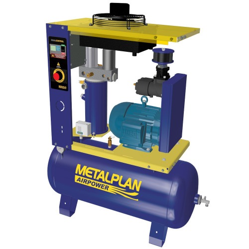 Compressor de ar de parafuso 25 hp 163 litros 9 bar 220V - Rotor Plus 25 Compressor de ar de parafuso 25 hp 163 litros 9 bar 220V - Rotor Plus 25