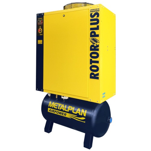 Compressor de ar de parafuso 25 hp 163 litros 9 bar 220V - Rotor Plus 25 Compressor de ar de parafuso 25 hp 163 litros 9 bar 220V - Rotor Plus 25