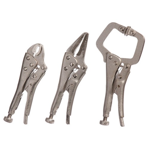 Alicate de press�o jogo com 3 pe�as - V-3