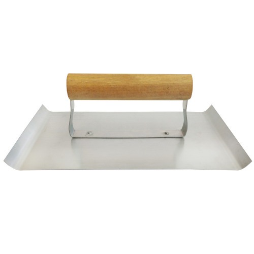 Desempenadeira em ao com cabo de madeira 