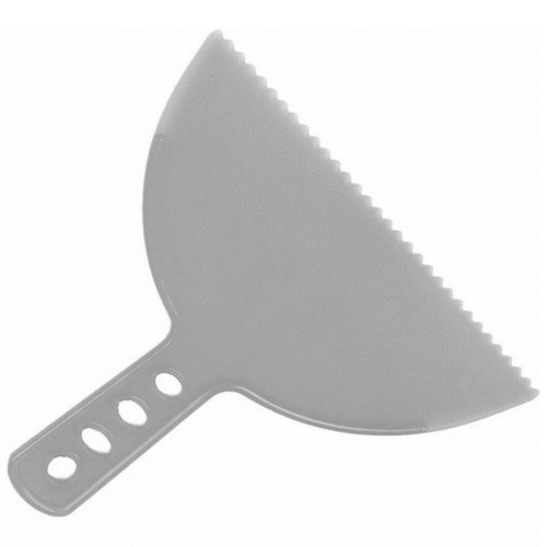 Espátula plástica dentada 200 mm Espátula plástica dentada 200 mm