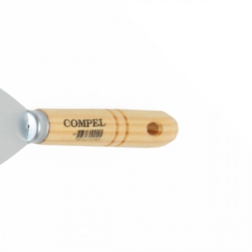 Esptula em ao temperado com cabo de madeira n 10 