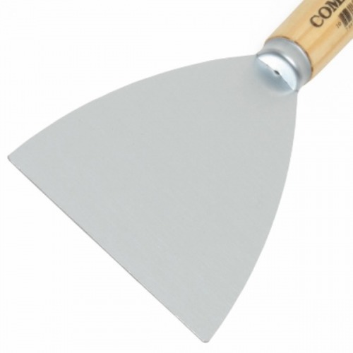 Esptula em ao temperado com cabo de madeira n 10 