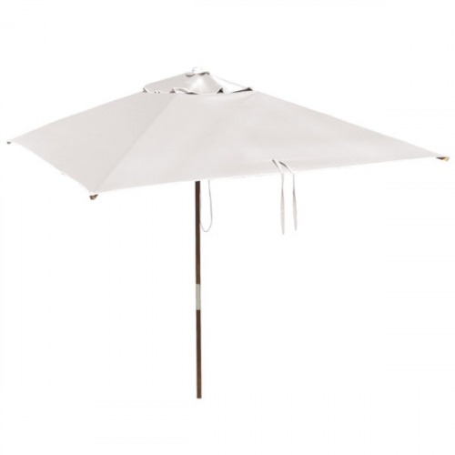 Ombrelone quadrado 210 cm sem abas - BRANCO Ombrelone quadrado 210 cm sem abas - BRANCO