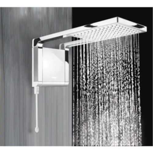 Chuveiro eletr�nico 7800 watts 220V branco Cromado - Acqua Storm Ultra