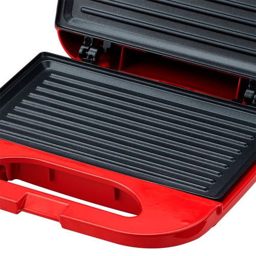 Sanduicheira Grill antiaderente 750 watts - AMS 370 RED  220V