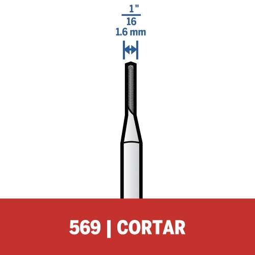 Broca removedora de rejunte para micro ret�fica - 569