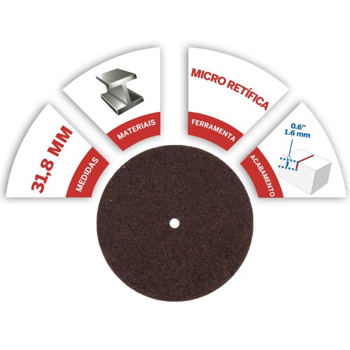 Disco de corte em metal para micro ret�fica - 540