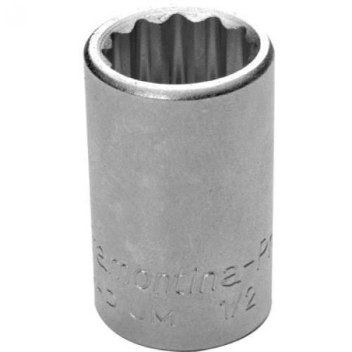 Soquete estriado 10 mm encaixe 1/2