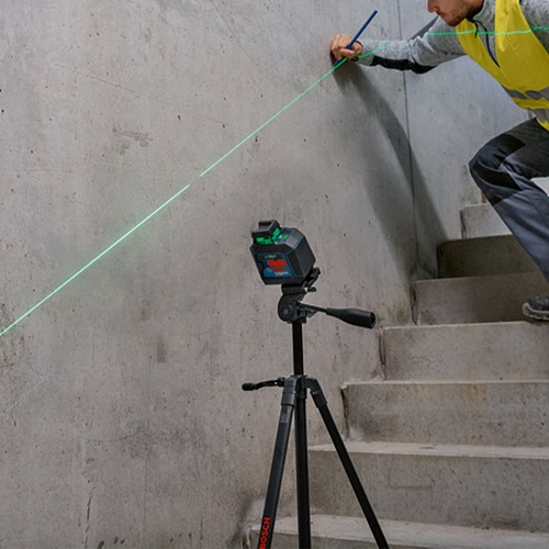 Nvel a laser com 2 linhas verdes 360 alcance 10 metros - GLL 2-20 G