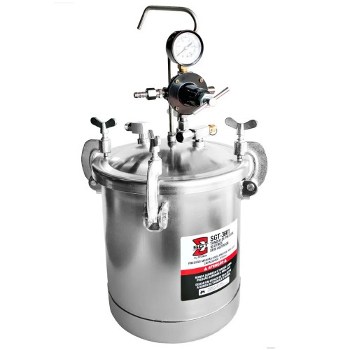 Tanque de presso para pintura 10L Sem agitador - SGT-3601